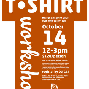 Screenprinting T-Shirt Workshop